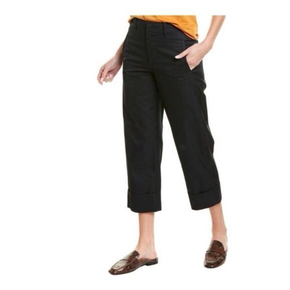 Vince Cuffed Wide Leg Straight Leg Pant in Coastal Navy Size 0 - Picture 3 of 8